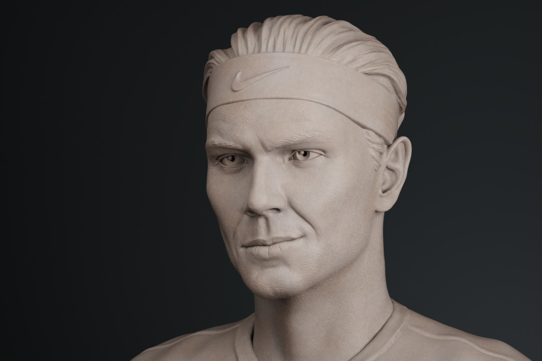 Rafael Nadal 3D print model_20