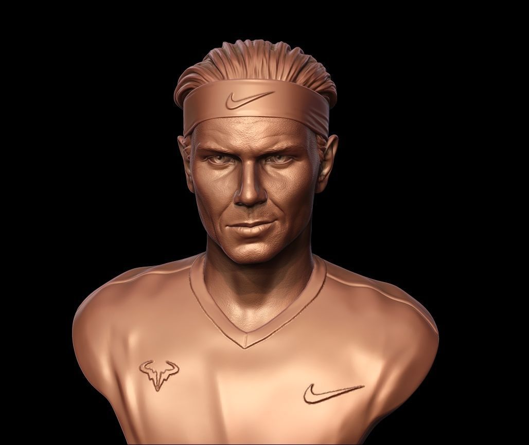 Rafael Nadal 3D print model_7