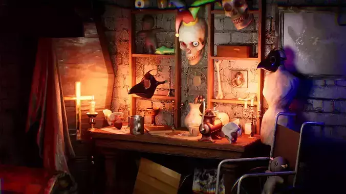 Horror Props 45 Assets