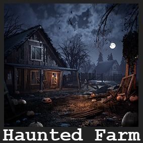 Haunted Farm 51 Assets Low-poly 3D model_11