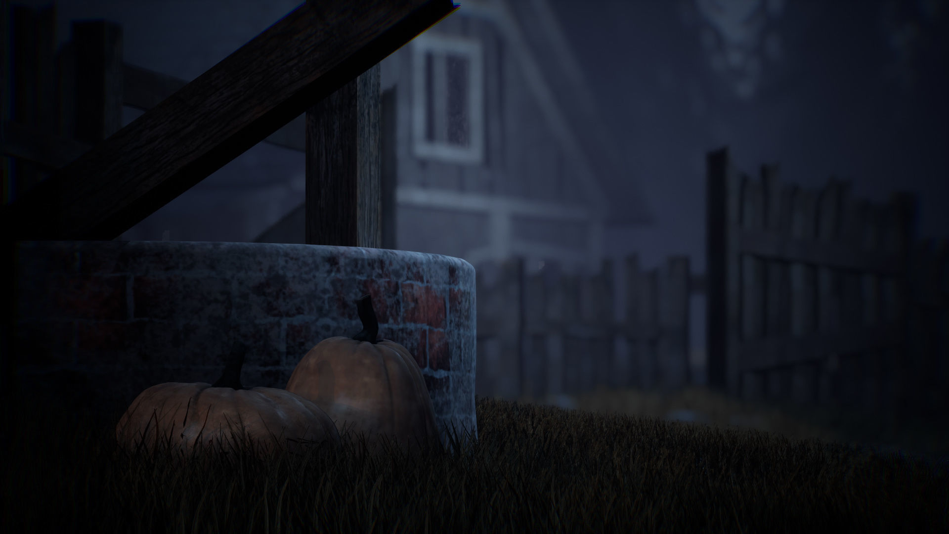 Haunted Farm 51 Assets Low-poly 3D model_10