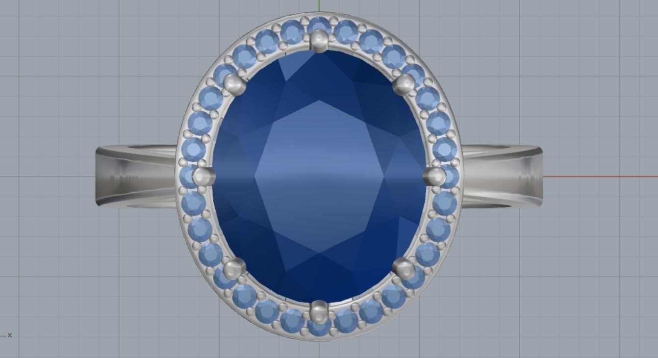 Engagement rings 3D print model_11