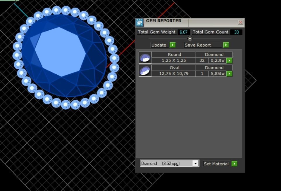 Engagement rings 3D print model_14