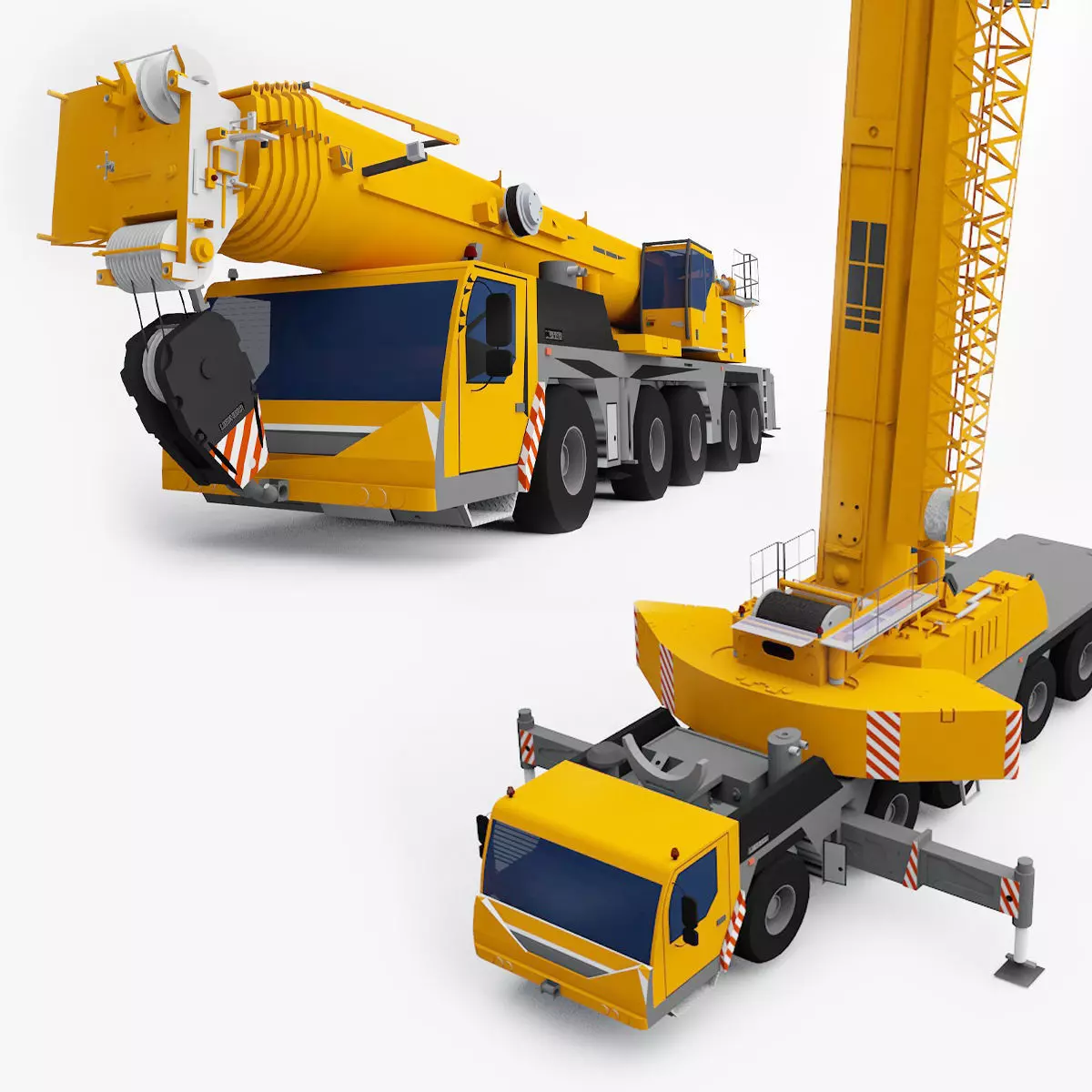 Liebherr Mobile Crane 3D model