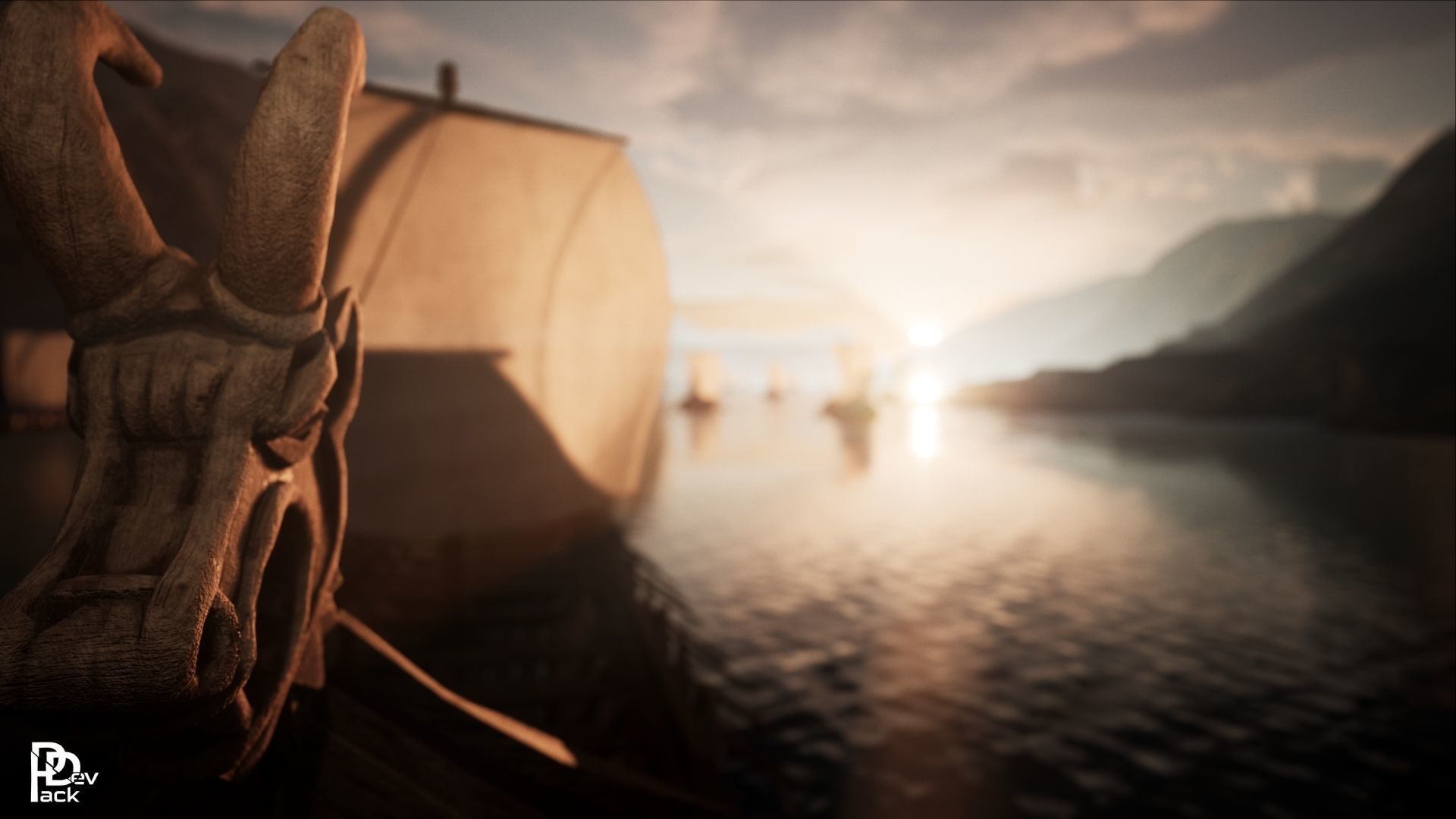 Viking Environment 46 Assets Low-poly 3D model_10