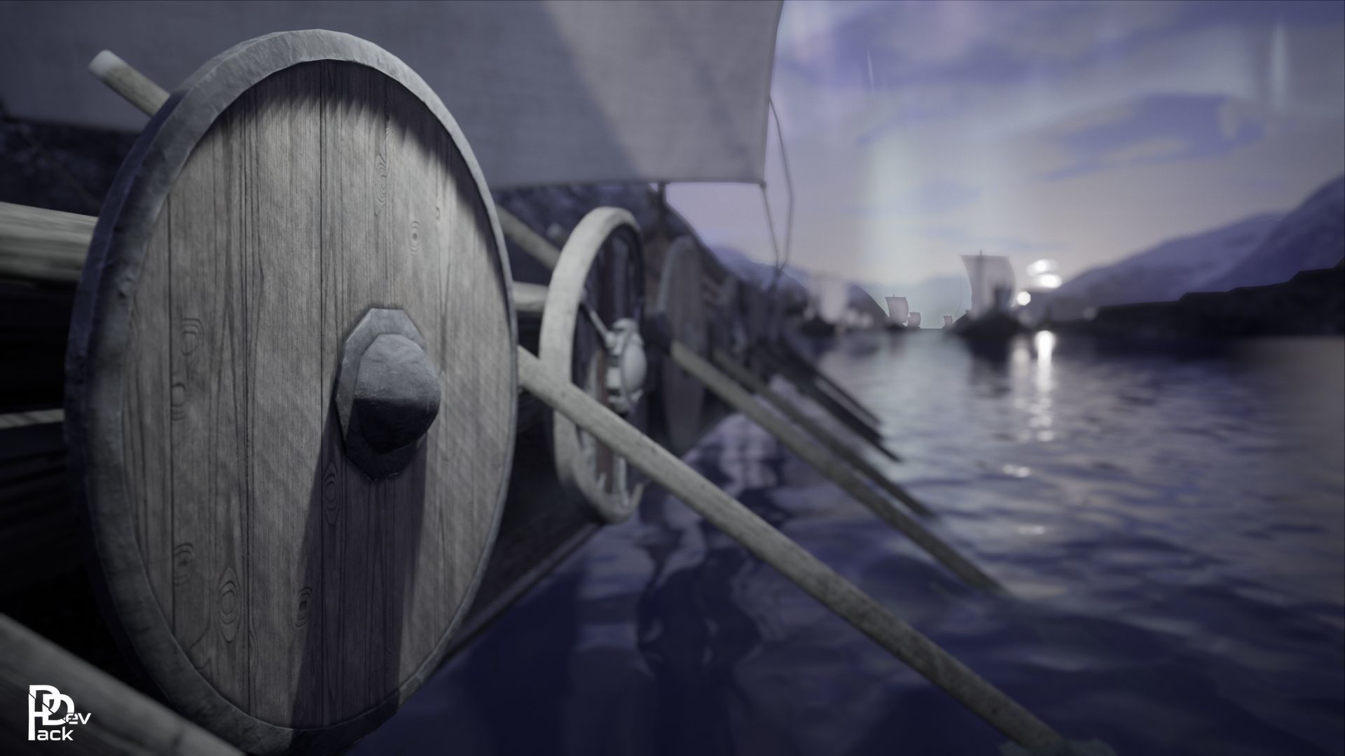 Viking Environment 46 Assets Low-poly 3D model_1