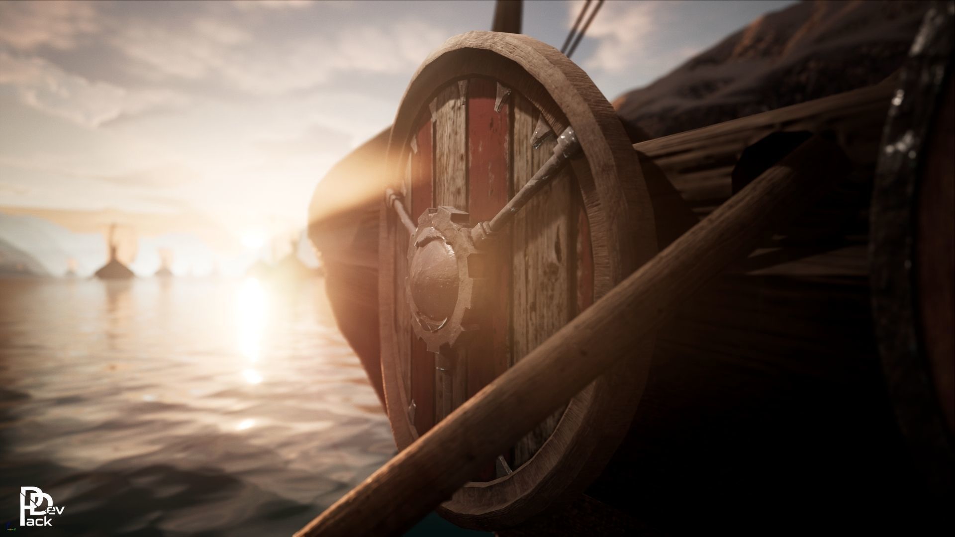 Viking Environment 46 Assets Low-poly 3D model_8