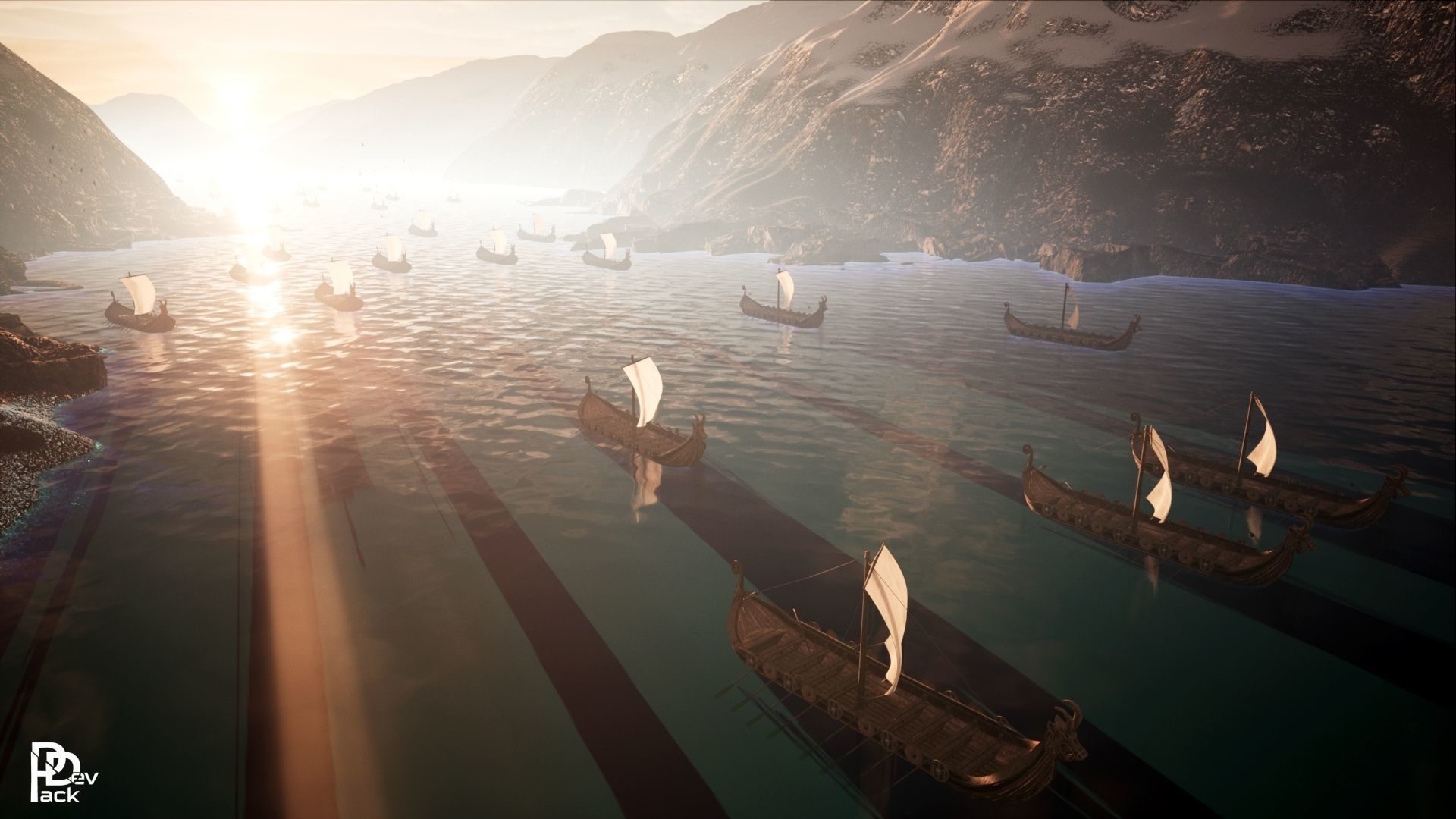 Viking Environment 46 Assets Low-poly 3D model_7