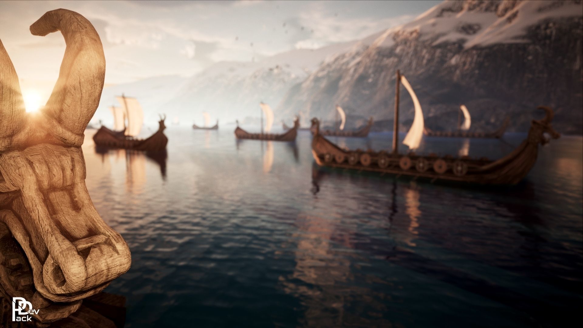 Viking Environment 46 Assets Low-poly 3D model_5