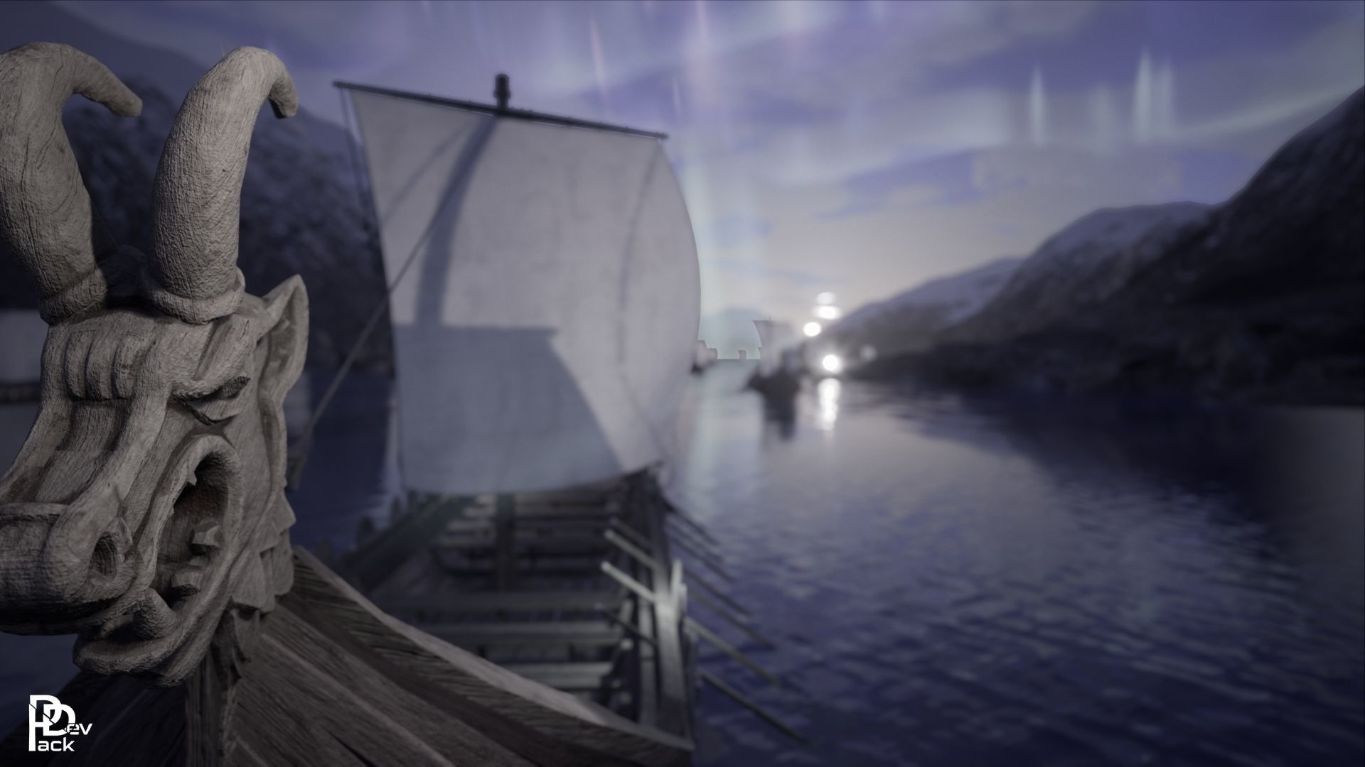 Viking Environment 46 Assets Low-poly 3D model_19