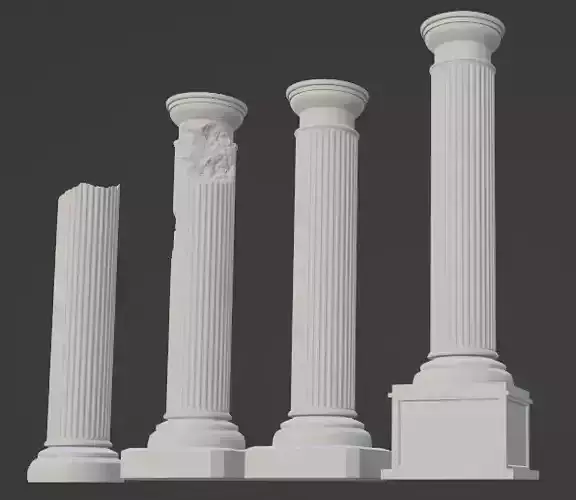 roman greek pillars no tex