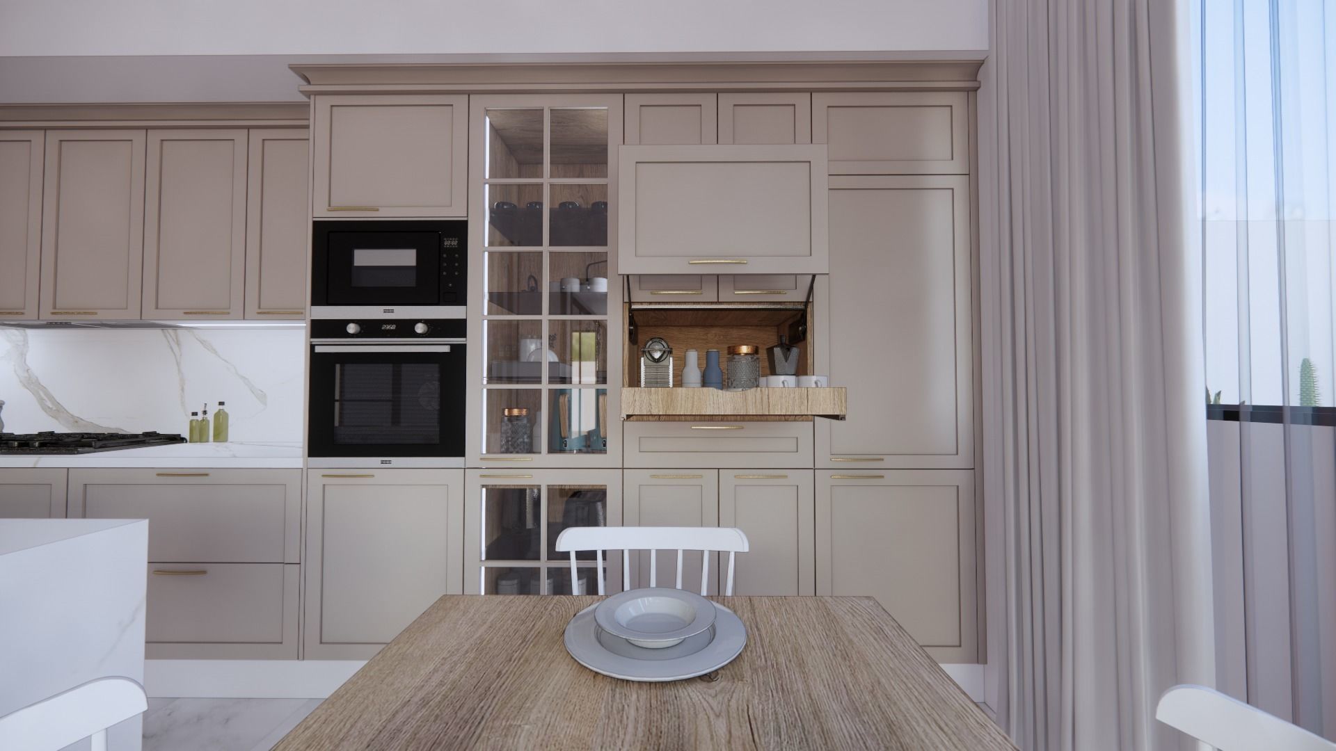 CLASSIC KITCHEN DESIGN 3D model_5