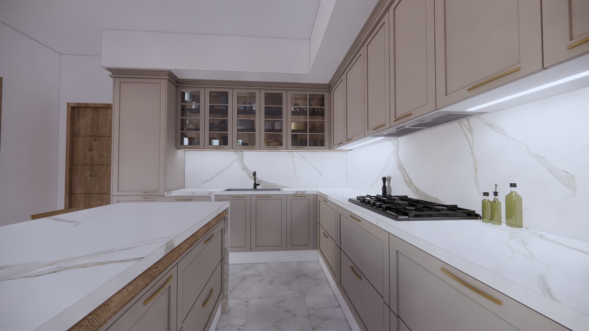CLASSIC KITCHEN DESIGN 3D model_3