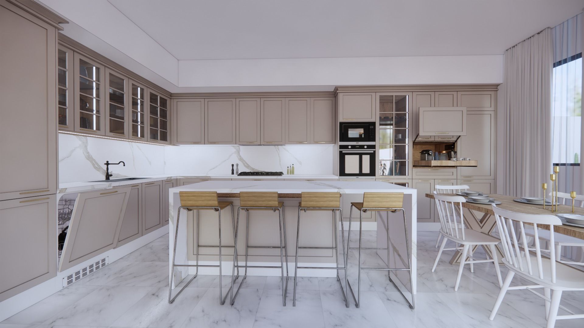 CLASSIC KITCHEN DESIGN 3D model_2