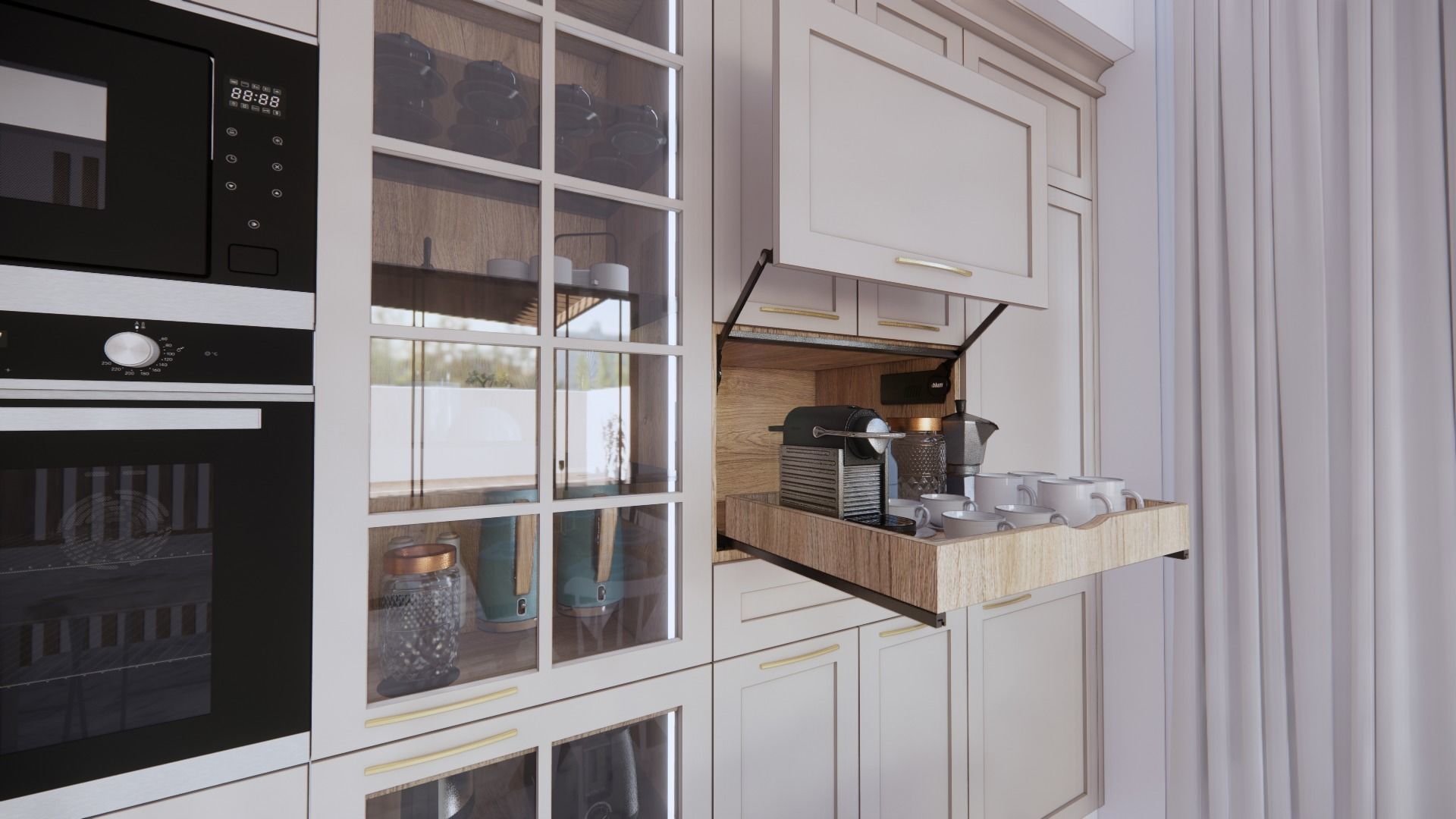 CLASSIC KITCHEN DESIGN 3D model_1