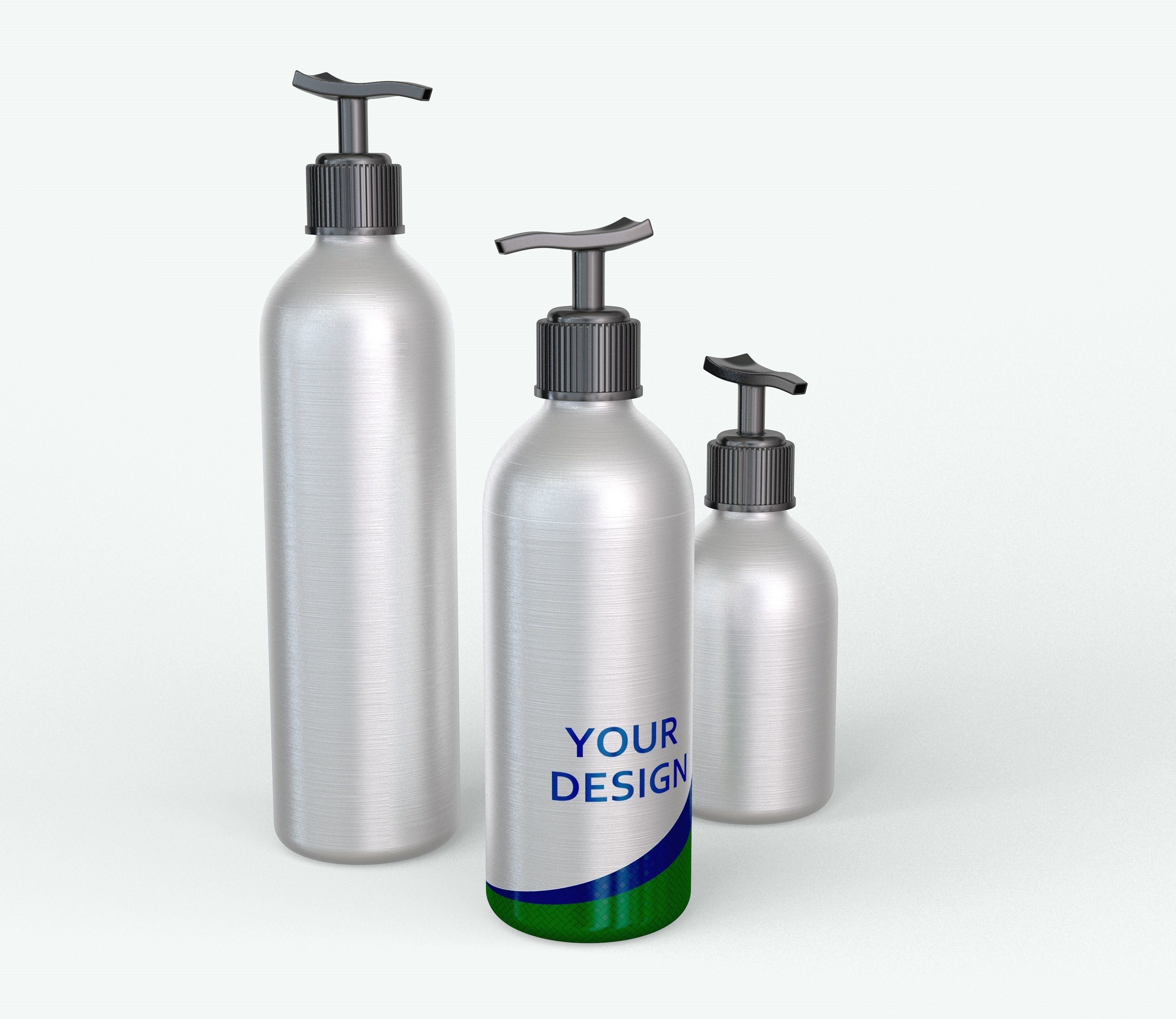 Dispenser Bottles 3D model_6