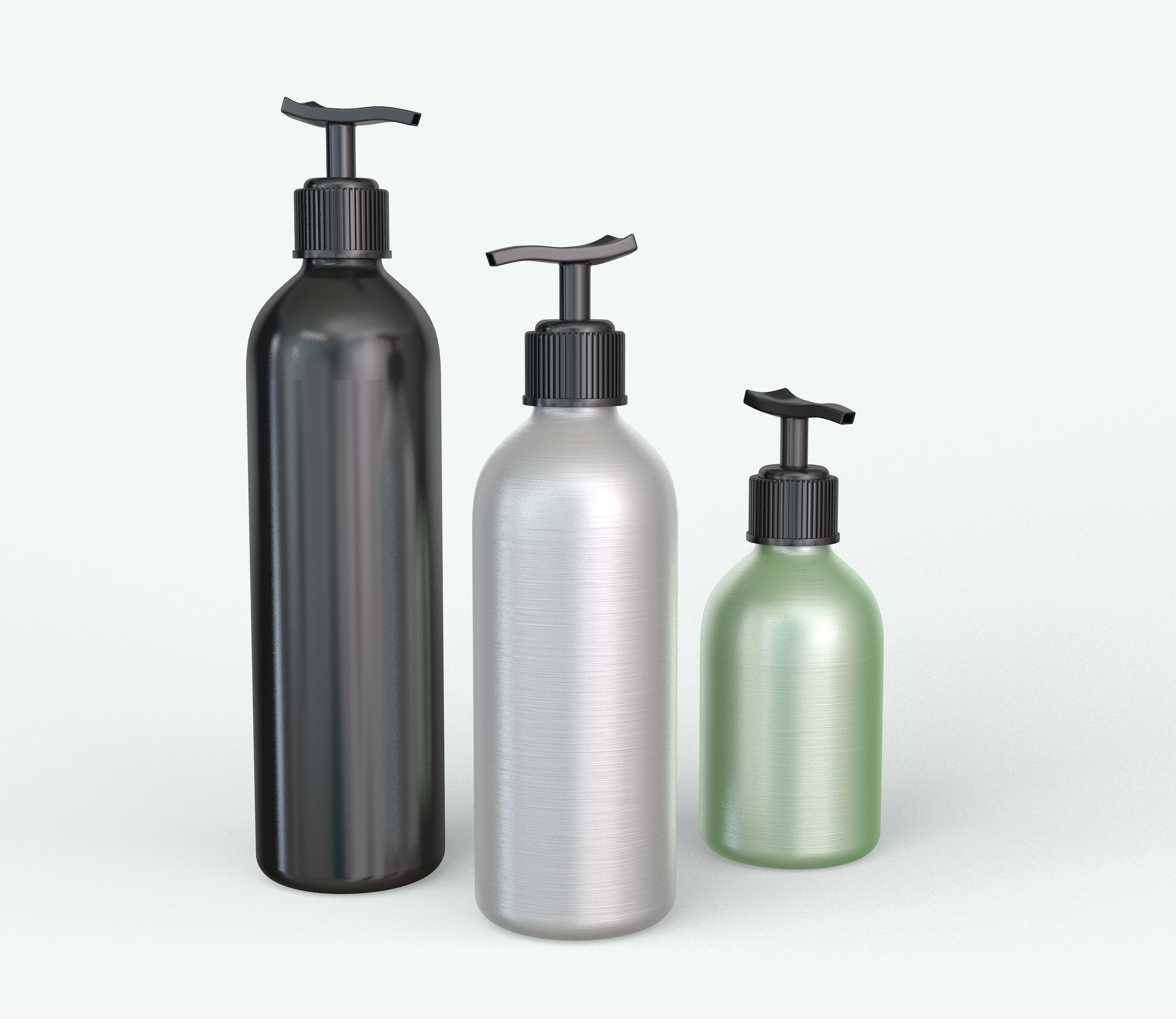 Dispenser Bottles 3D model_2