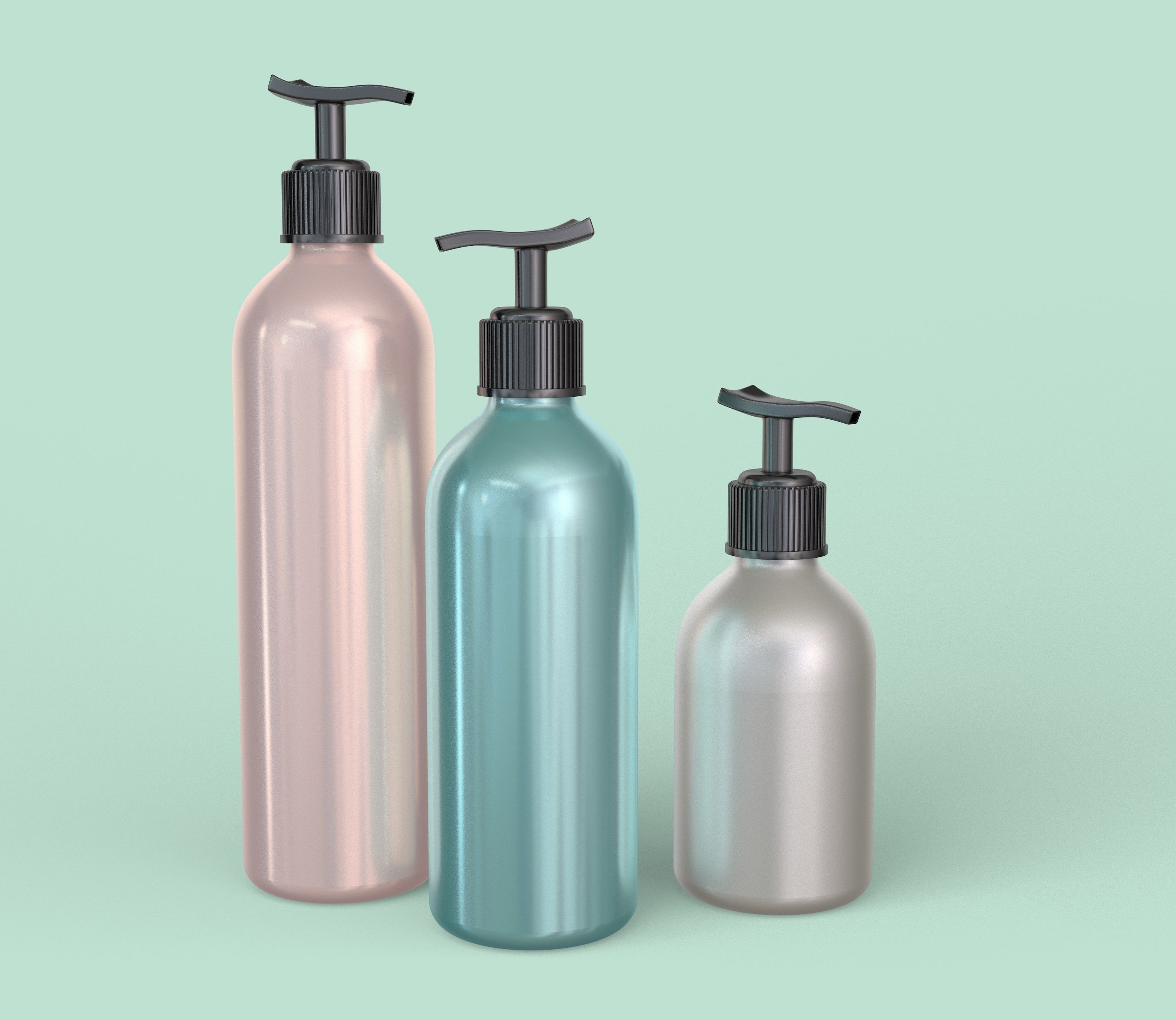 Dispenser Bottles 3D model_5