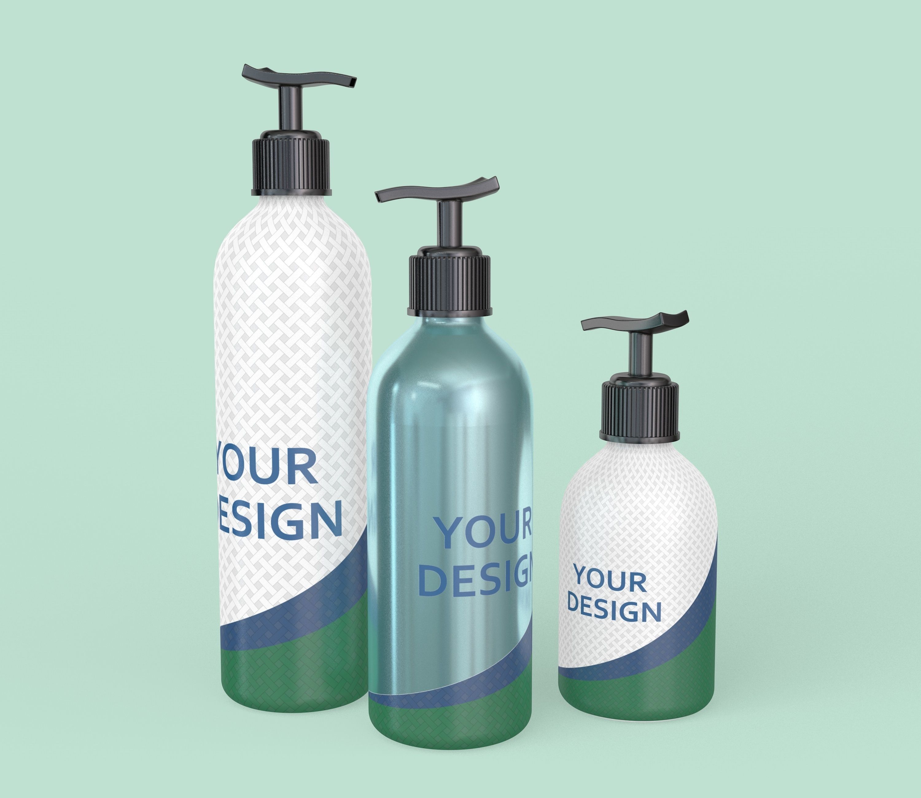 Dispenser Bottles 3D model_4