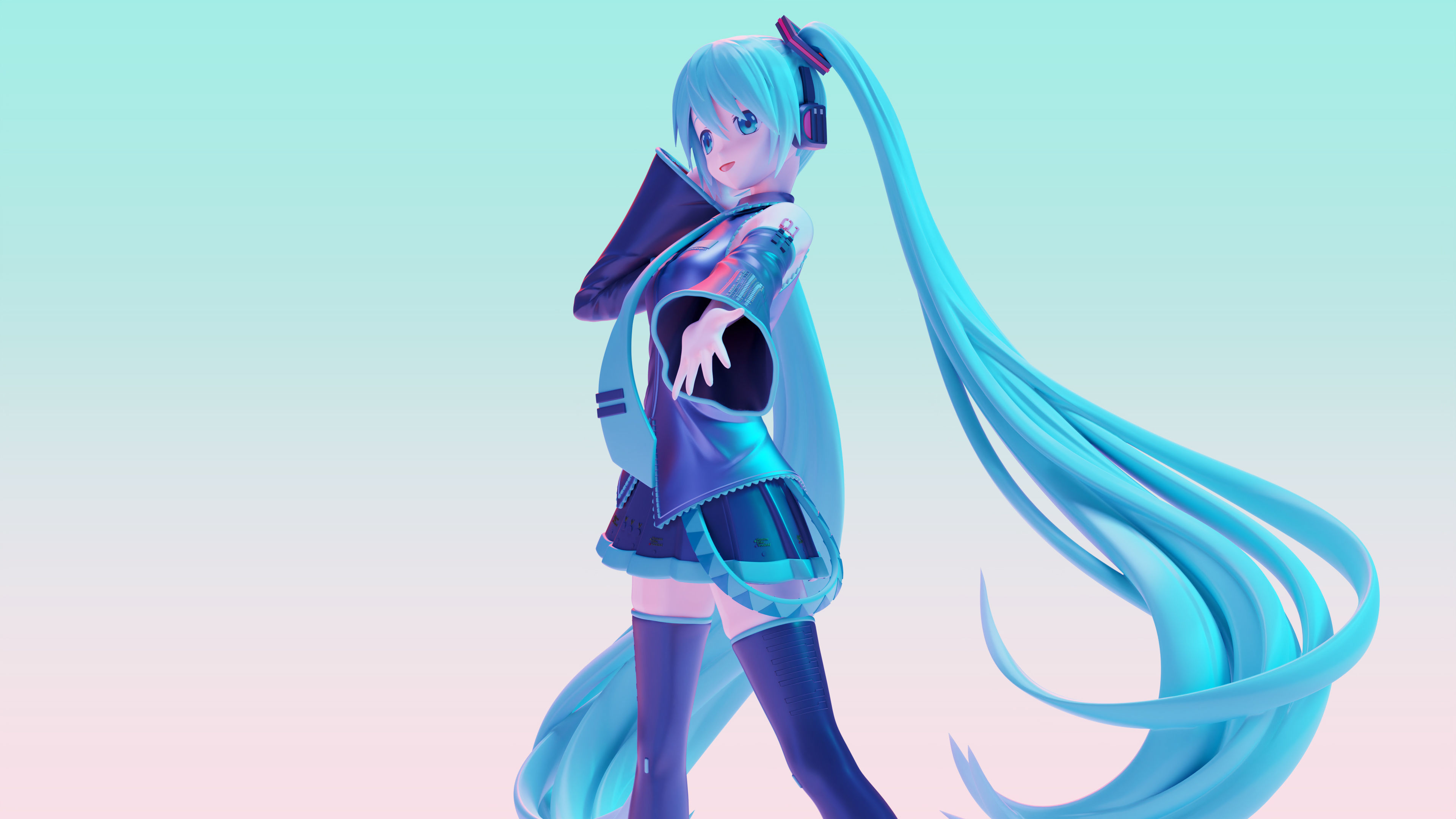 Hatsune Miku 3D Print Figure  3D print model_19