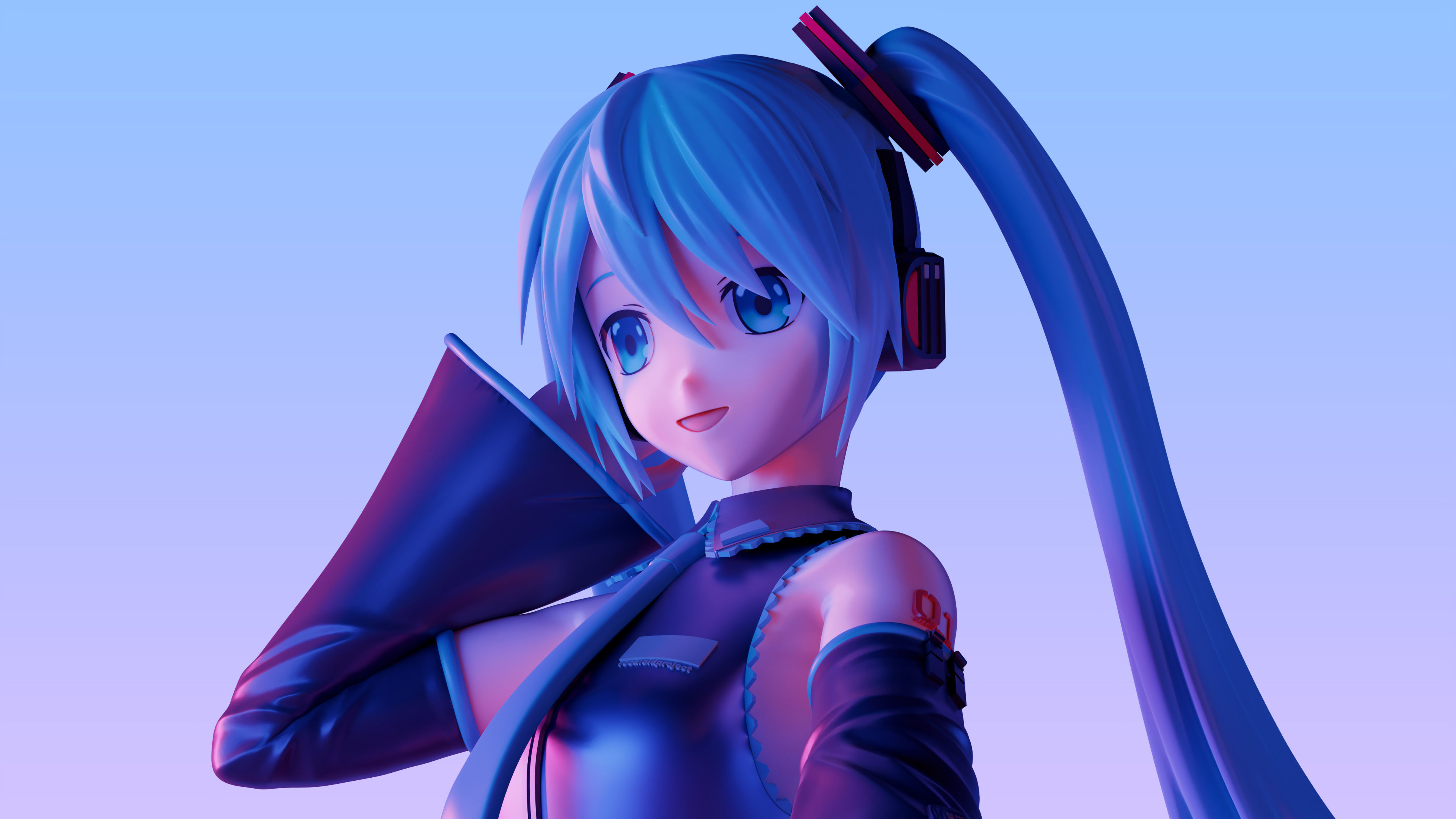 Hatsune Miku 3D Print Figure  3D print model_20