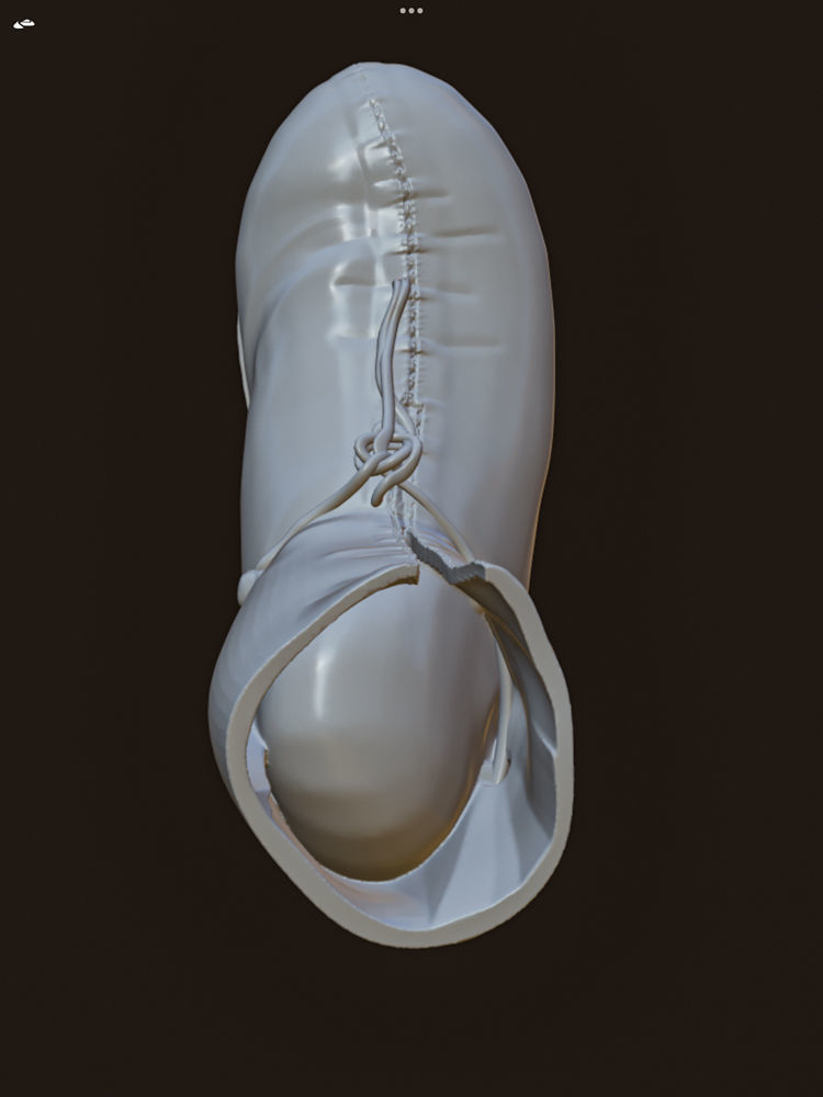 Authentic Medieval Ankle Boot 3D print model_6