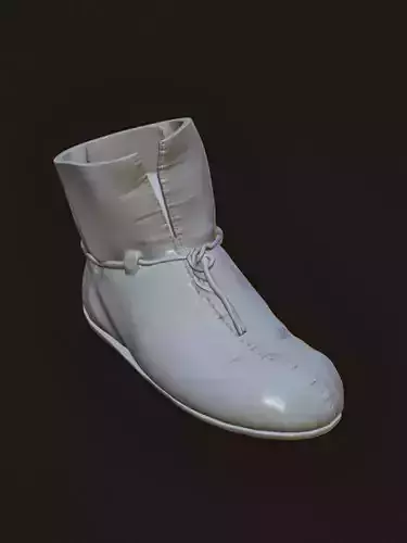Authentic Medieval Ankle Boot 3D print model Authentic Medieval Ankle Boot 3D print model