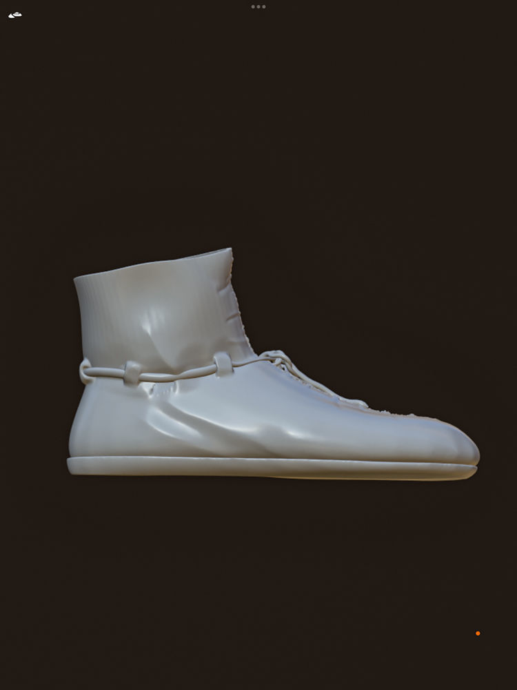 Authentic Medieval Ankle Boot 3D print model_4