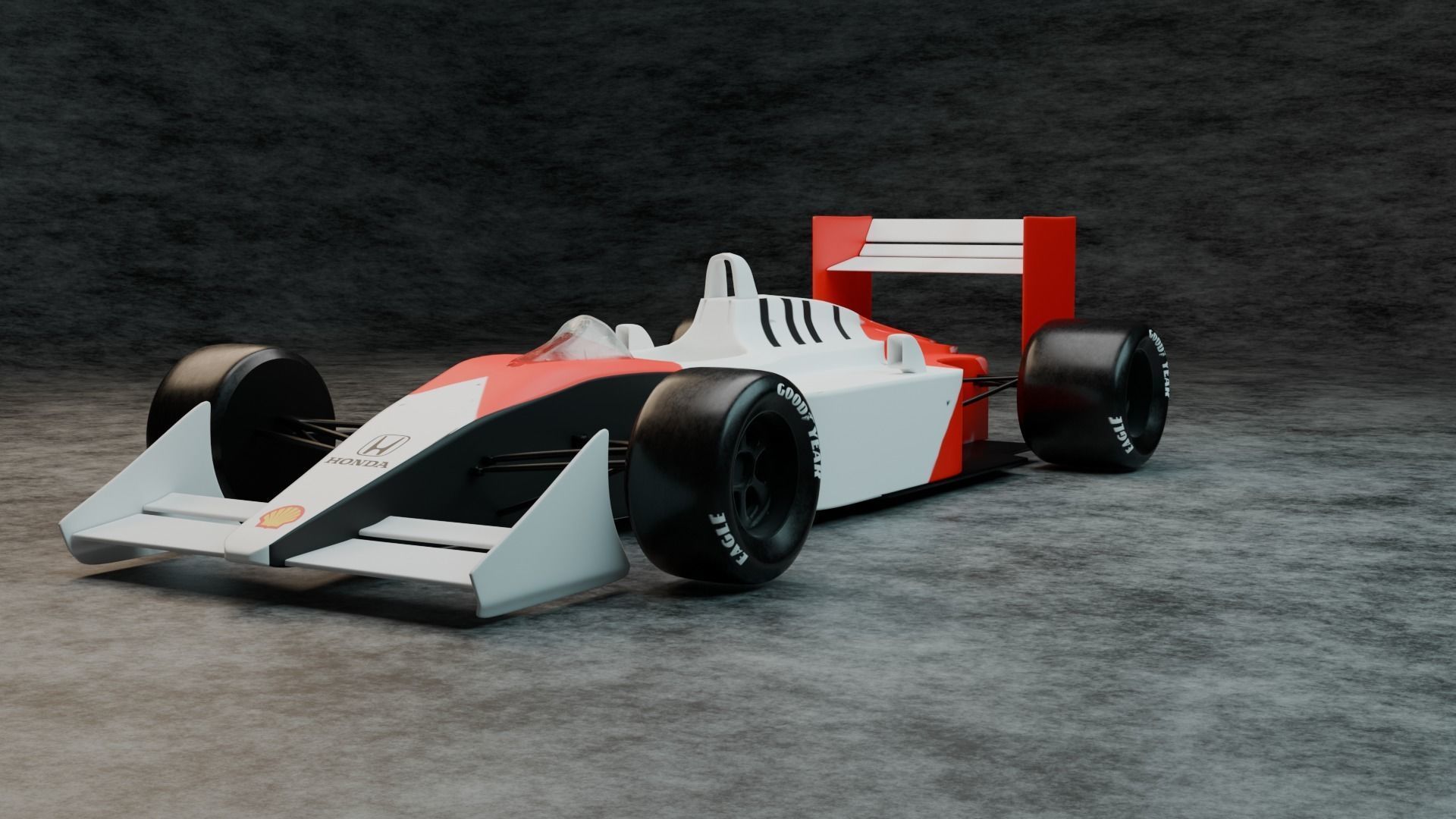 MClaren mp4 4 3D model_1