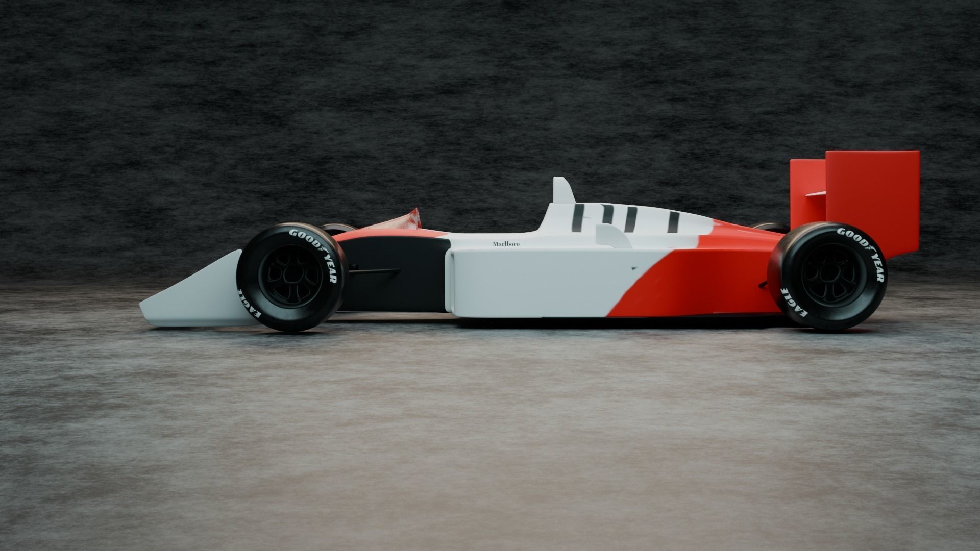 MClaren mp4 4 3D model_3