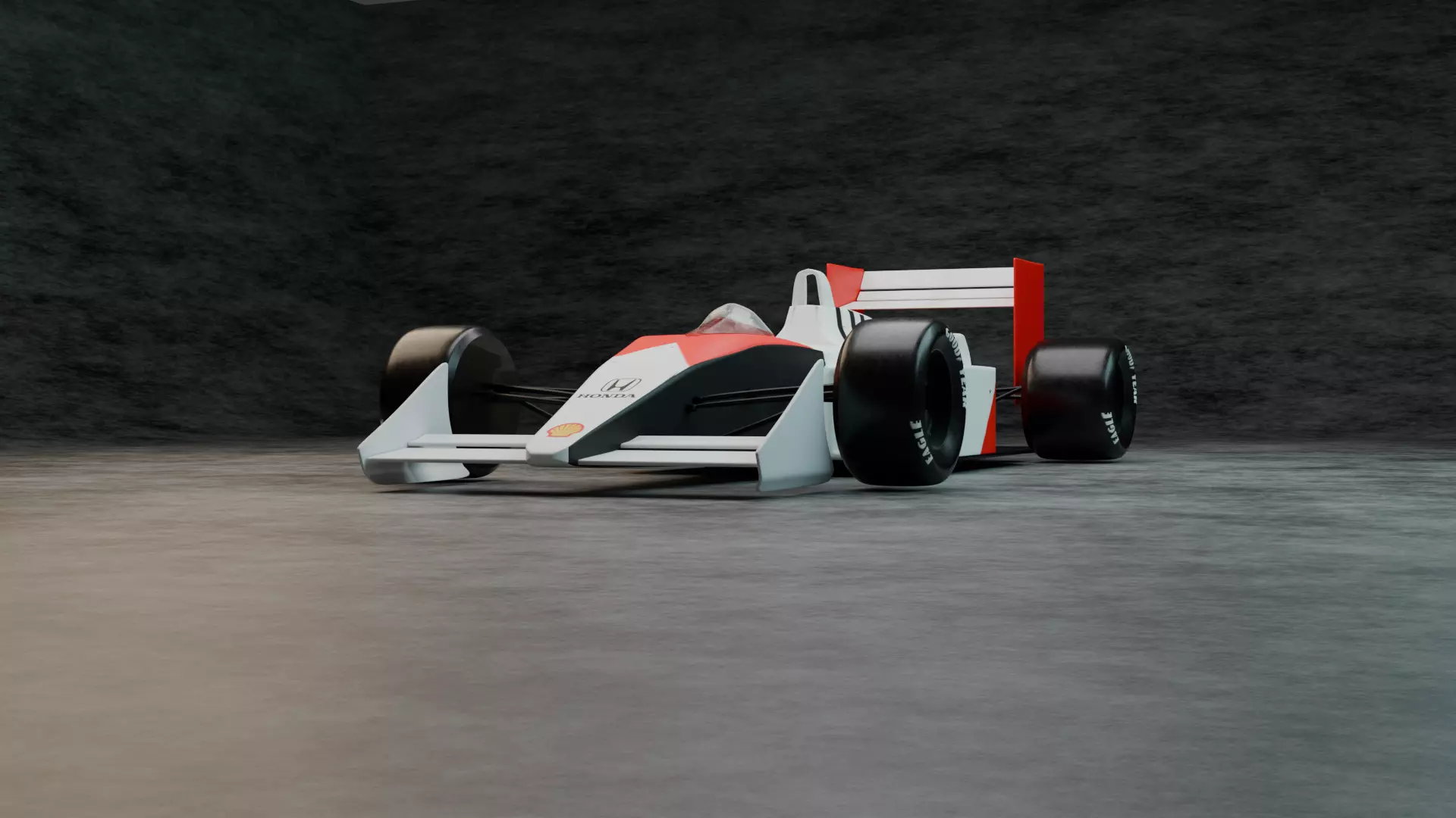 MClaren mp4 4 3D model_0