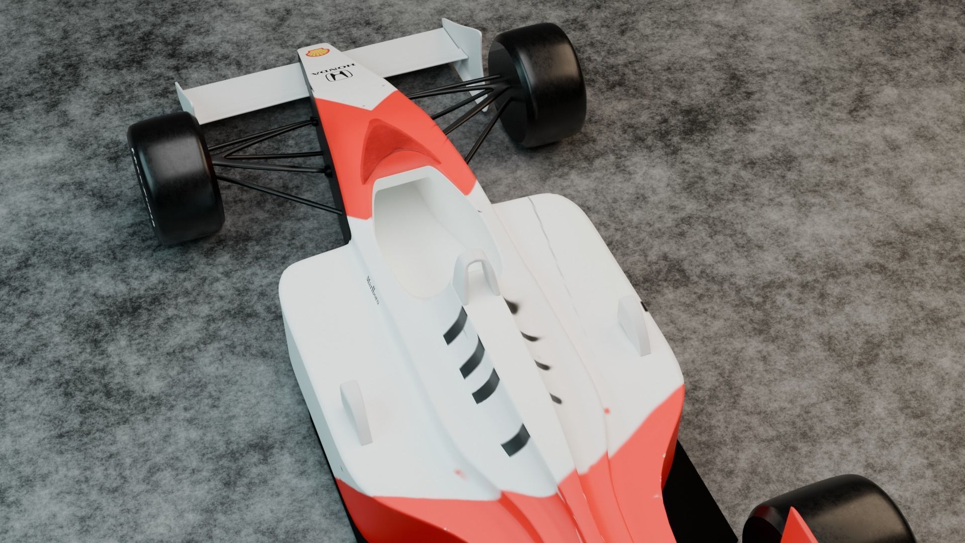 MClaren mp4 4 3D model_4