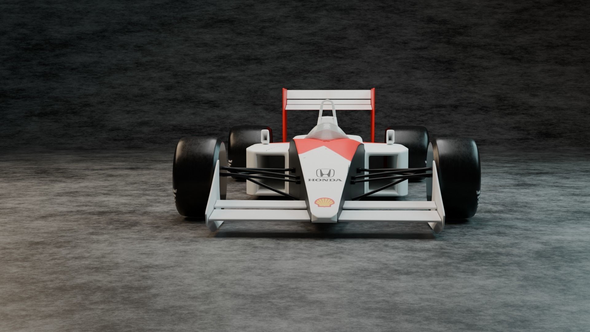 MClaren mp4 4 3D model_2