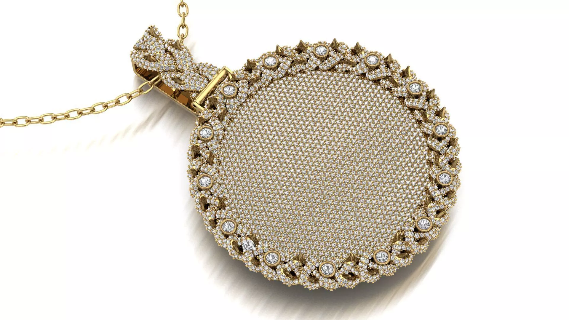 Picture Pendant STL 3D Model - Hip Hop Jewelry Design 3D print model
