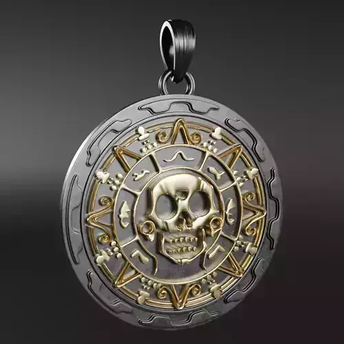 Pirate coin - 3D printable model