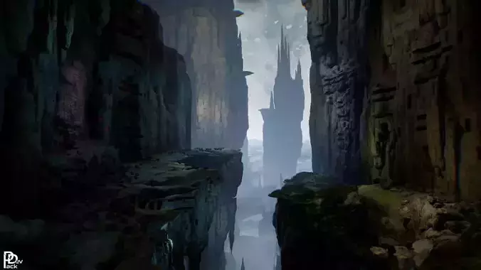 Stone Chasm 16 Assets