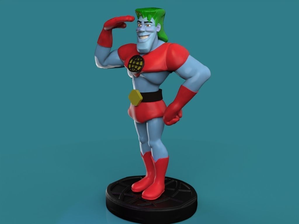 CAPTAIN PLANET 3D print model_2
