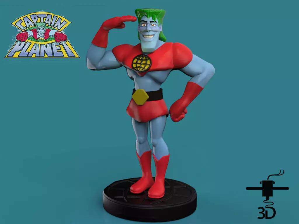 CAPTAIN PLANET 3D print model_0