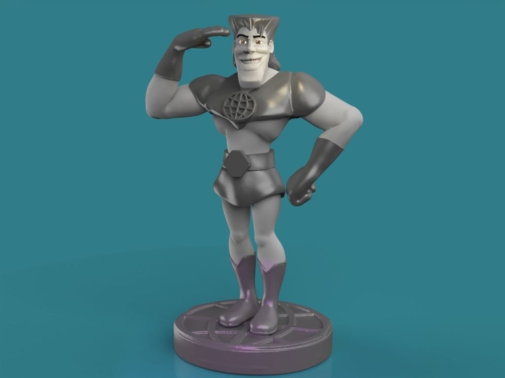 CAPTAIN PLANET 3D print model_7