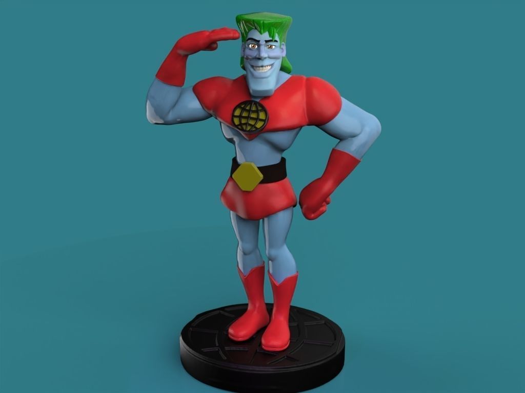 CAPTAIN PLANET 3D print model_3