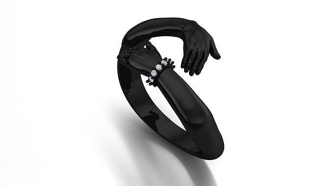 hugring handring ringsize US 9 3D print model
