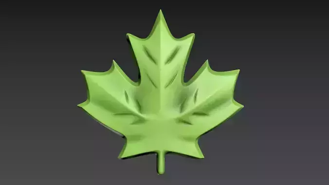 Maple Leaf 3D print model