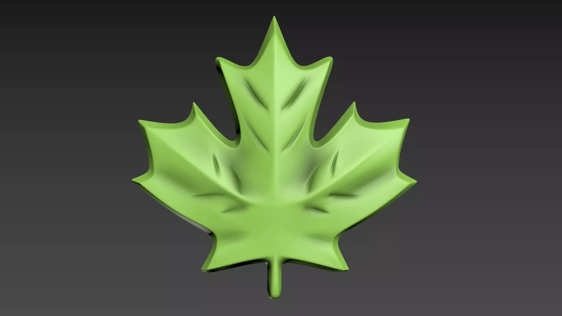 Maple Leaf 3D print model