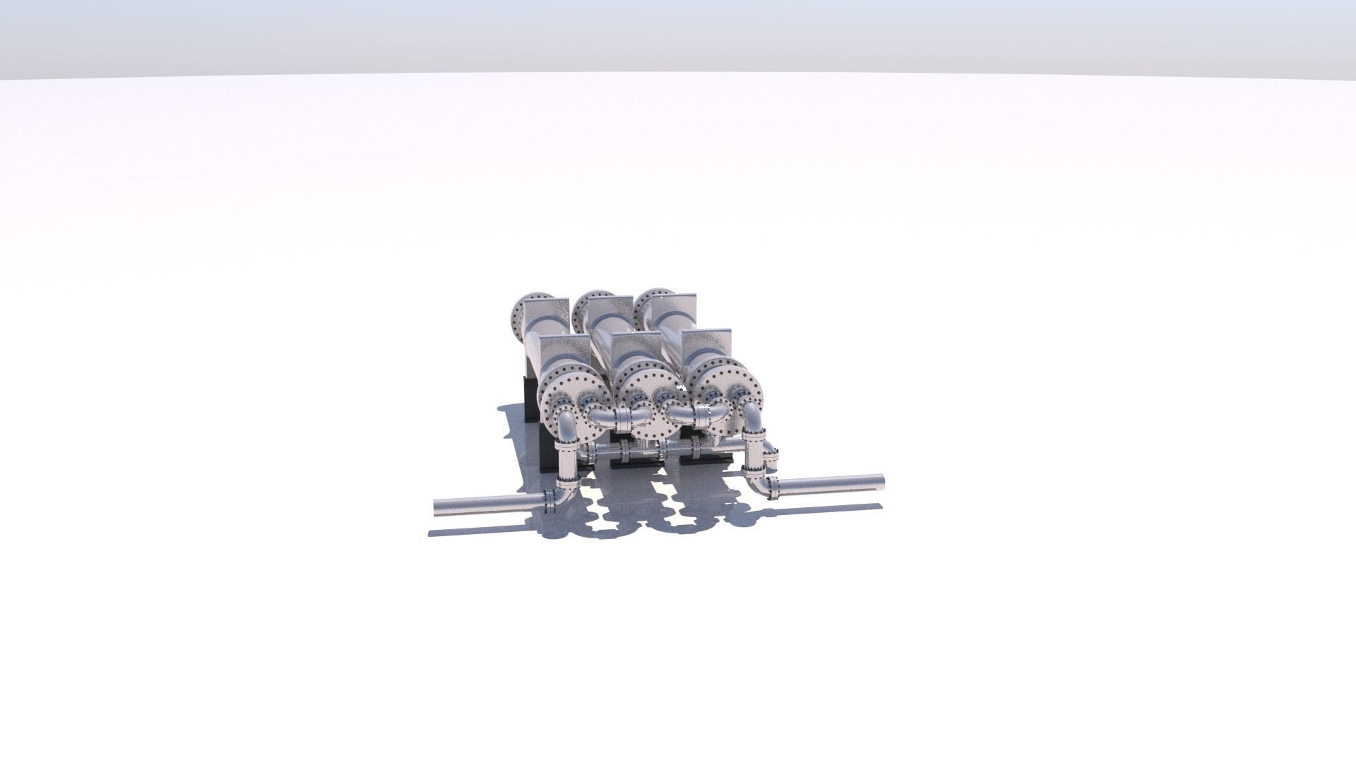 Shell and tube heat exchanger 06 3D model_15