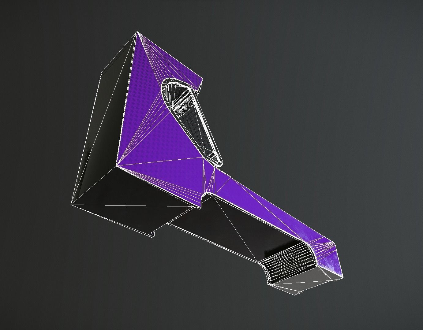 Skee-Ball Arcade Machine Low-poly 3D model_8