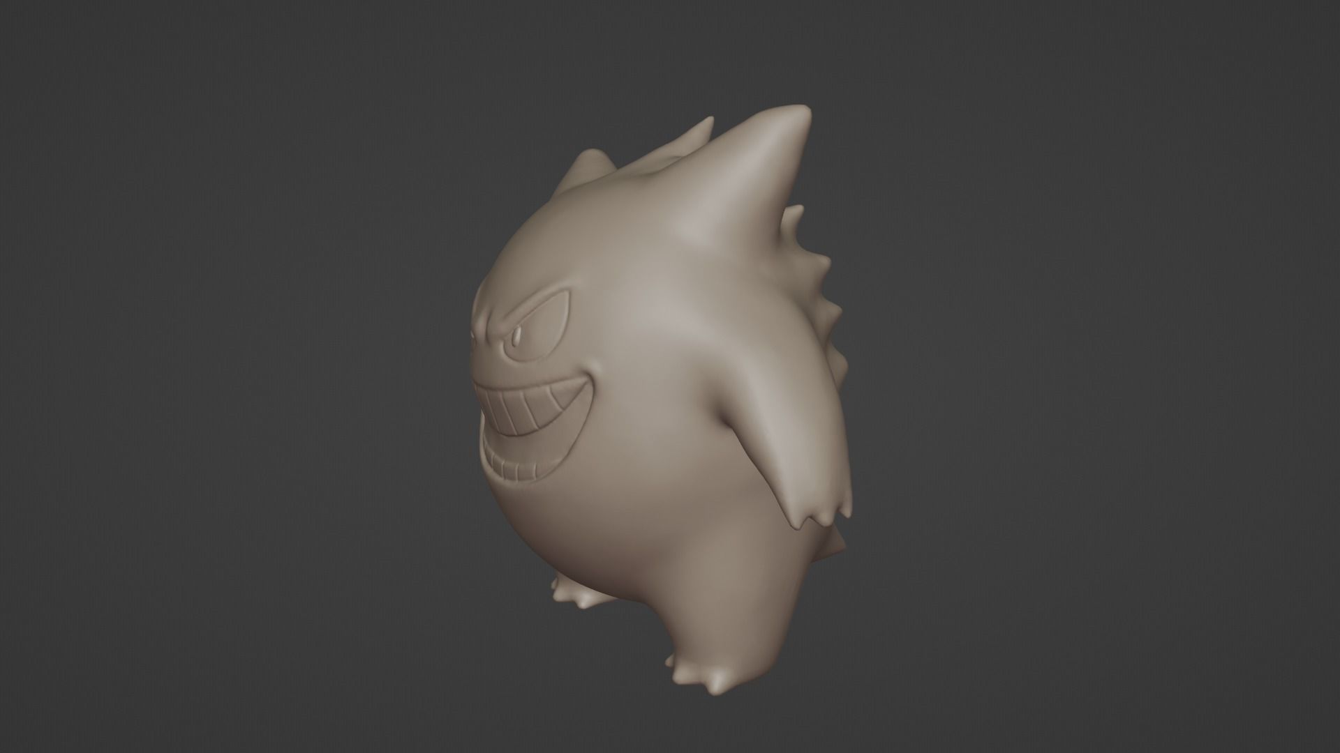 POKEMON GENGAR 3D print model_3
