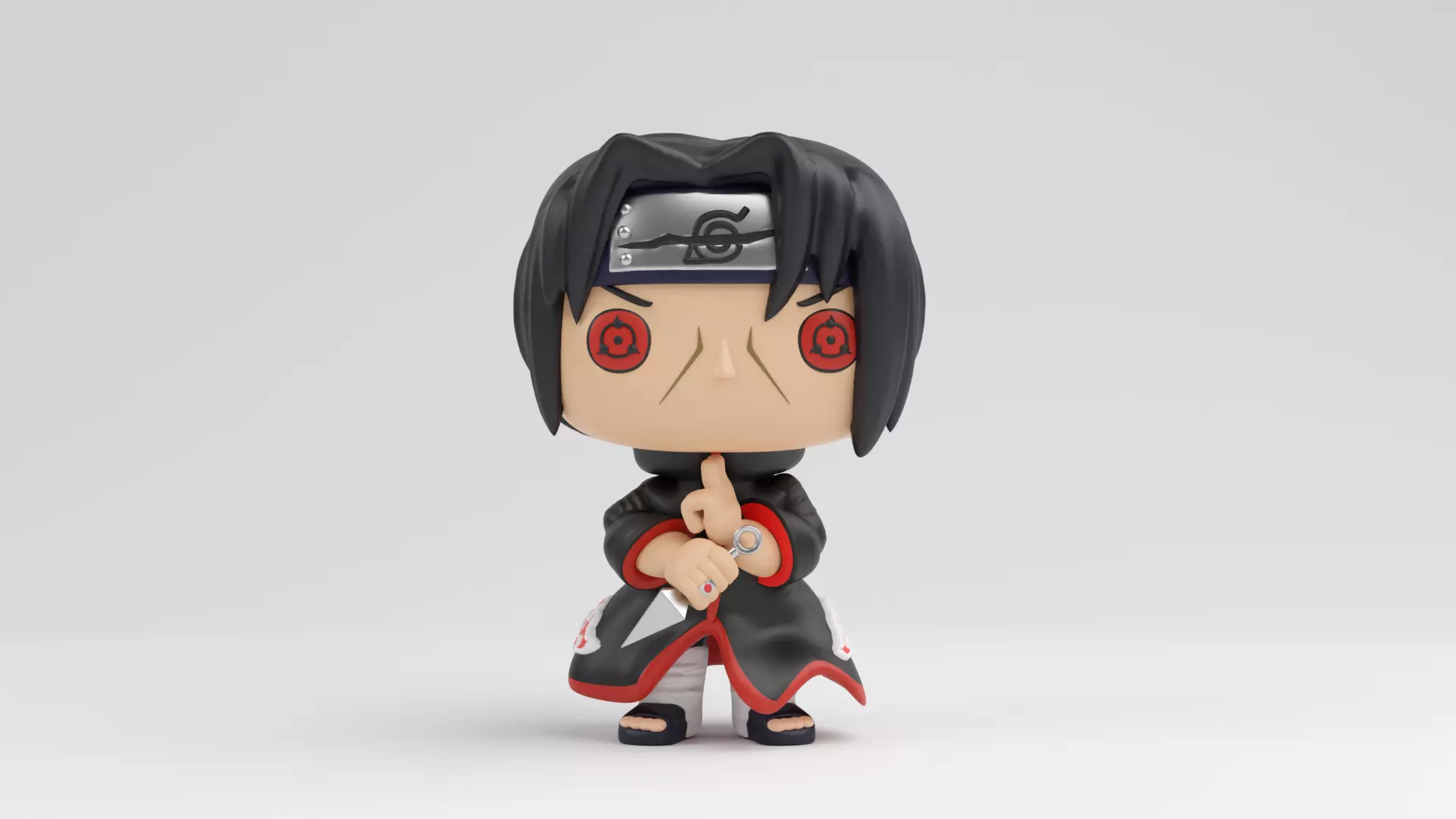itachi uchiha funko pop from naruto shippuden 3D print model_0