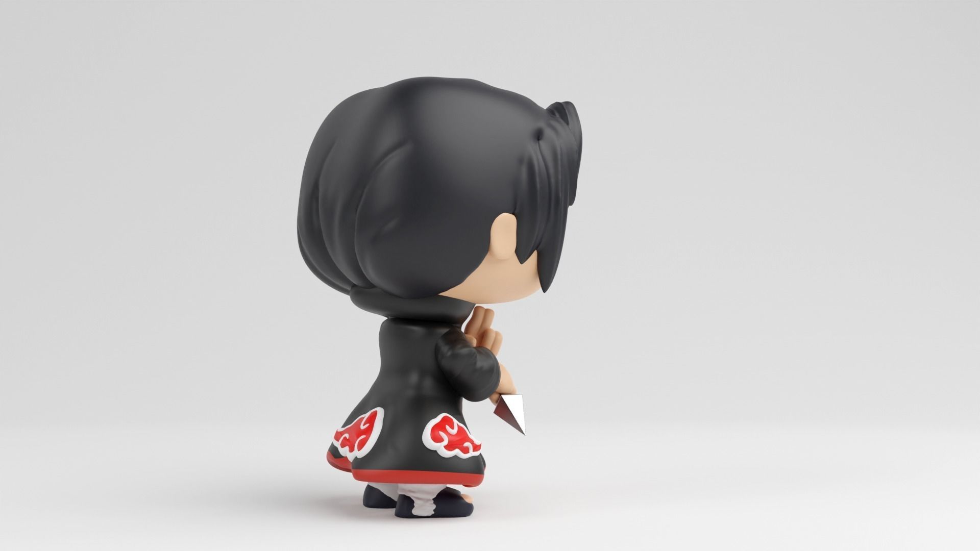 itachi uchiha funko pop from naruto shippuden 3D print model_7