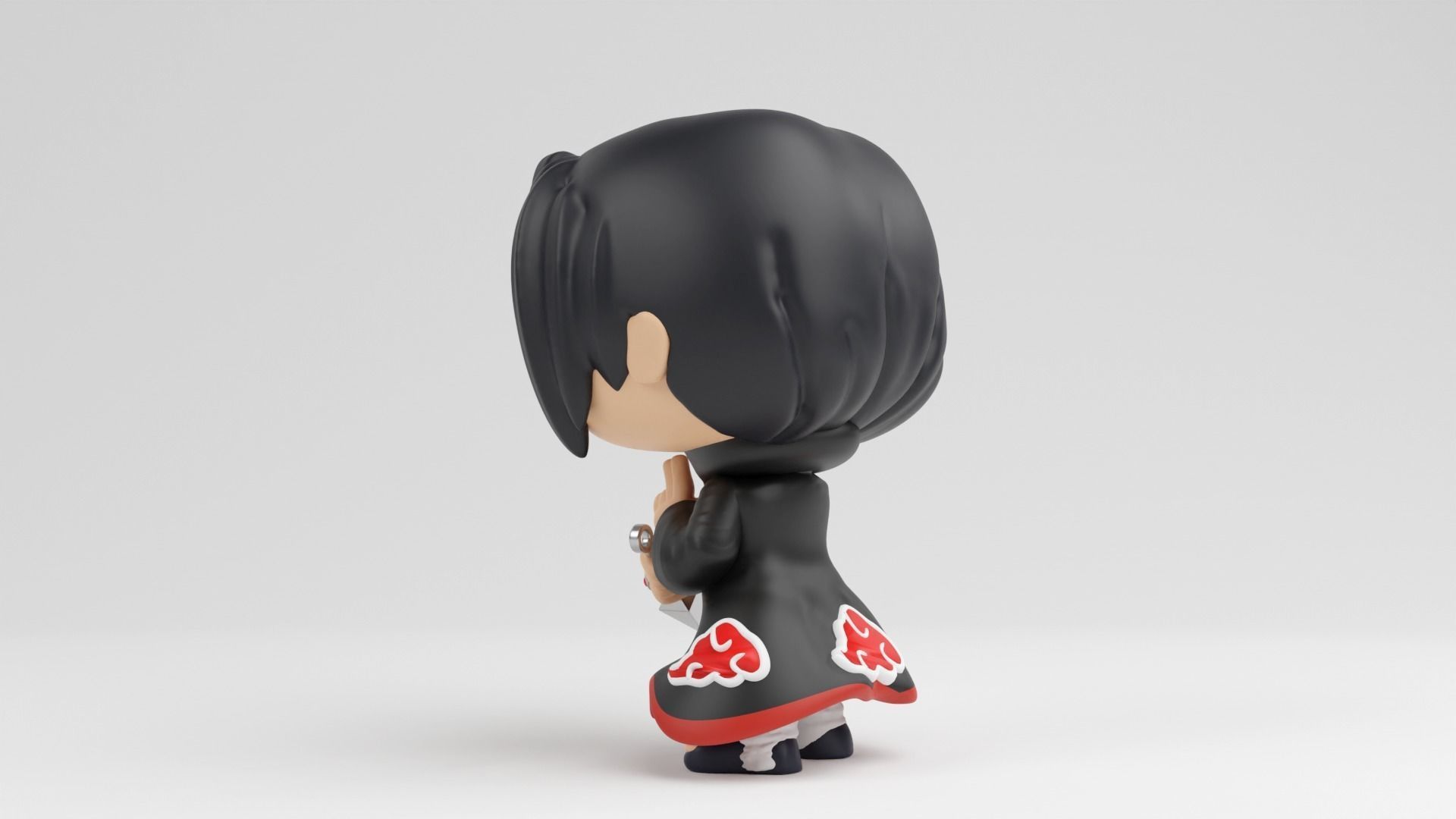 itachi uchiha funko pop from naruto shippuden 3D print model_11