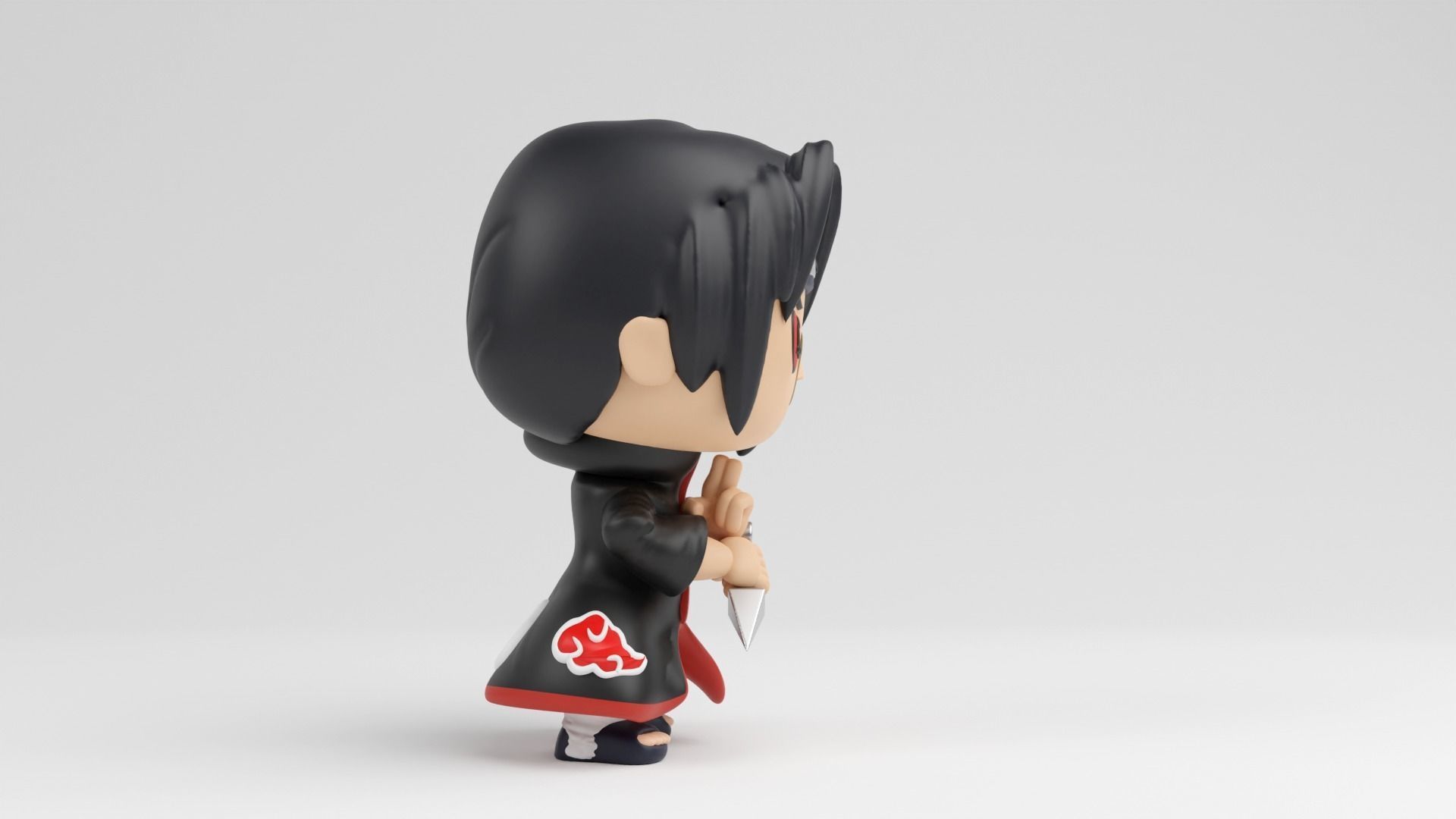 itachi uchiha funko pop from naruto shippuden 3D print model_6